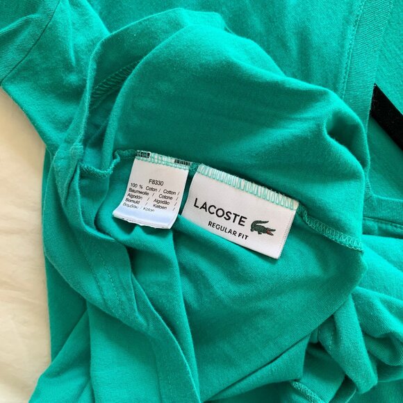 Vintage Lacoste V-Neck Tee - Picture 6 of 7